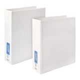Bantex Cover Insert 2D Ring Binder A4 Spine White - Zart