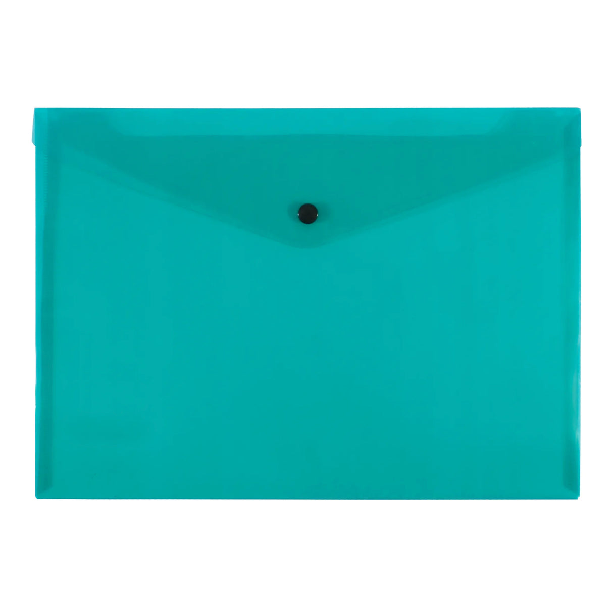 Document Wallet A4 Button Close Green - Zart