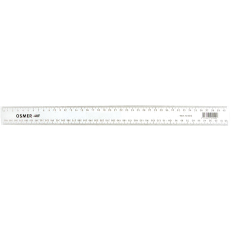 Ruler 40cm Plastic Pack of 20