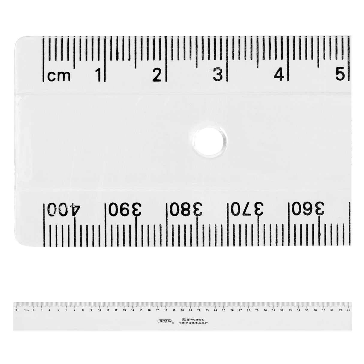 Ruler 40cm Plastic Pack of 20