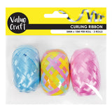 Curling Ribbon Pastel Pack of 3 - Zart