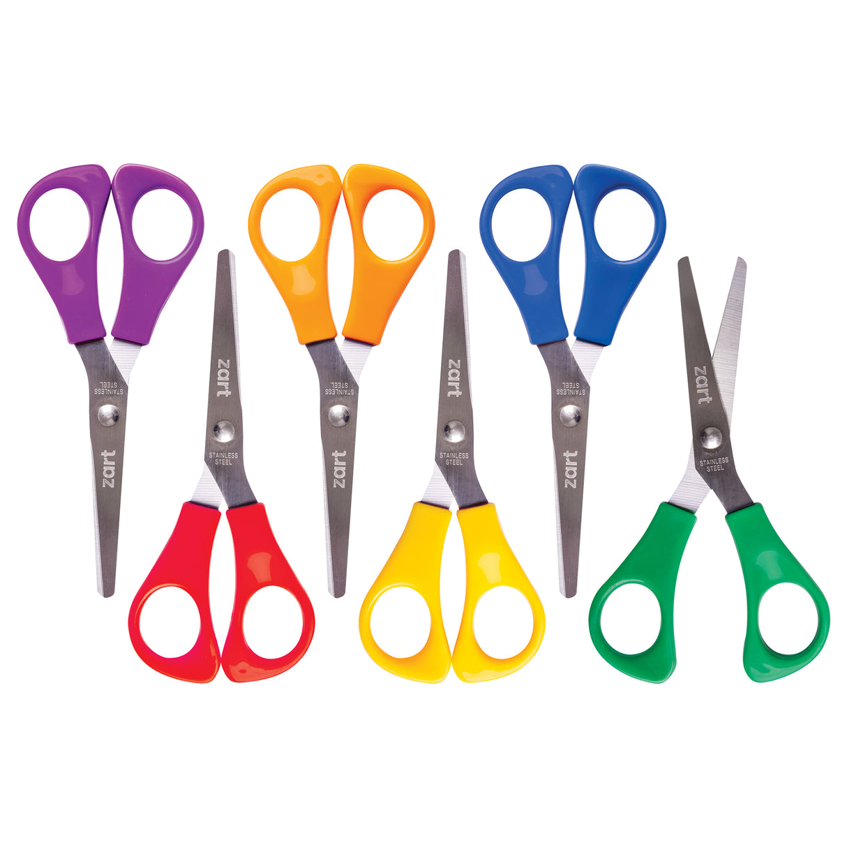Zart Coloured Junior Scissors Pack of 36 - Zart
