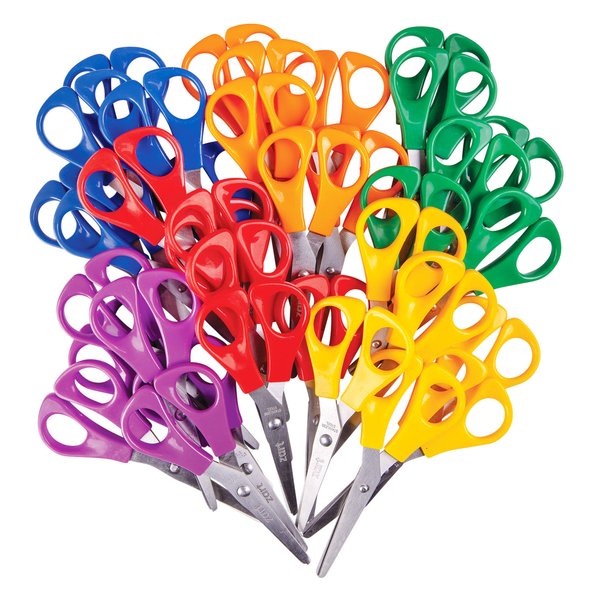 Zart Coloured Junior Scissors Pack of 36 - Zart