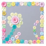 Zart Basics Plastic Buttons Pastel Classpack 600g