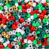 Pony Beads Christmas Colours 250g