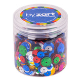 Zart Sequins in a Jar Embossed Round 50g