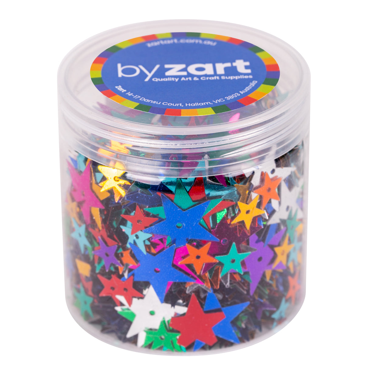 Zart Sequins in a Jar Stars 50g