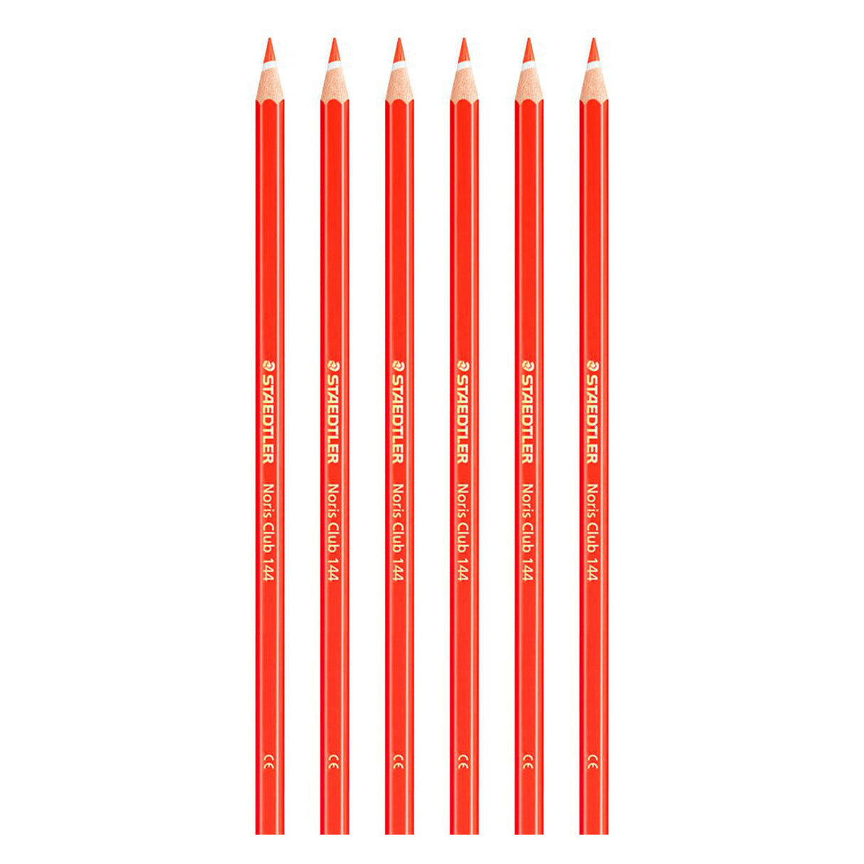 Staedtler Correction Pencils Red Pack of 6 - Zart