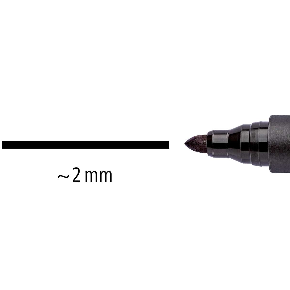 Staedtler Lumocolor Permanent Marker Black Pack of 10 - Zart