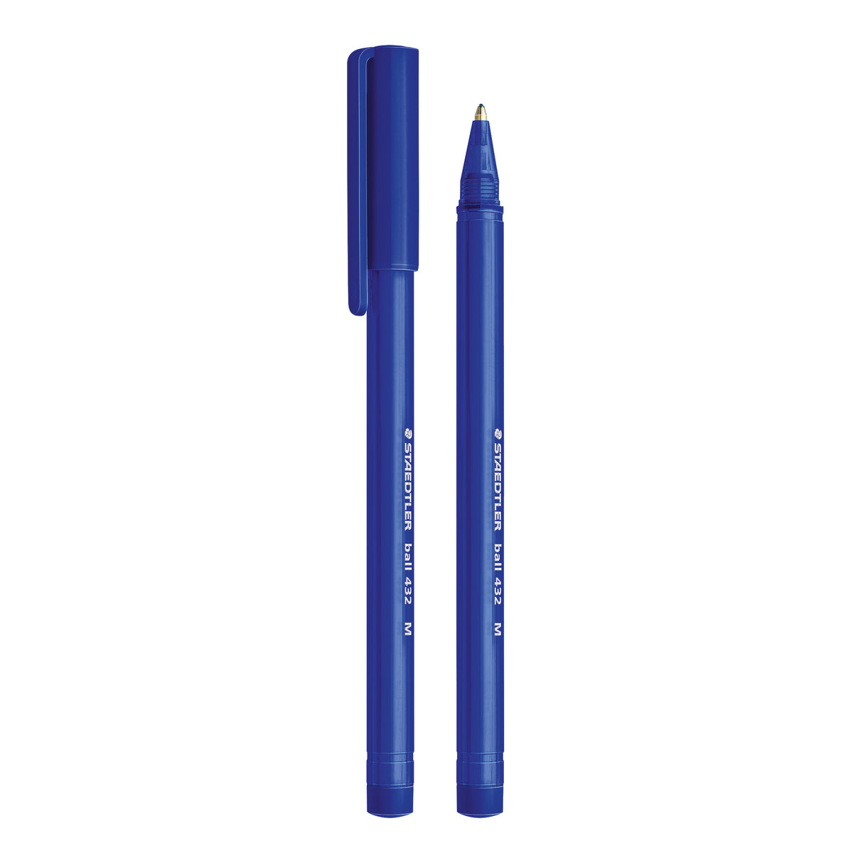 Staedtler Stick 432 Triangular Ballpoint Pen 1.0mm Medium Pack of 10 - Zart