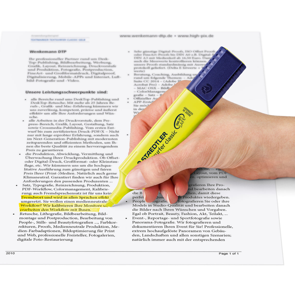 Staedtler Textsurfer Classic Highlighters Assorted Colours - Zart