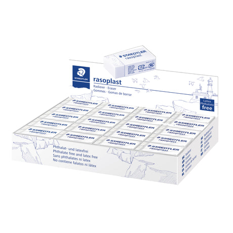 Staedtler Rasoplast Pencil Eraser Small Pack of 40 - Zart