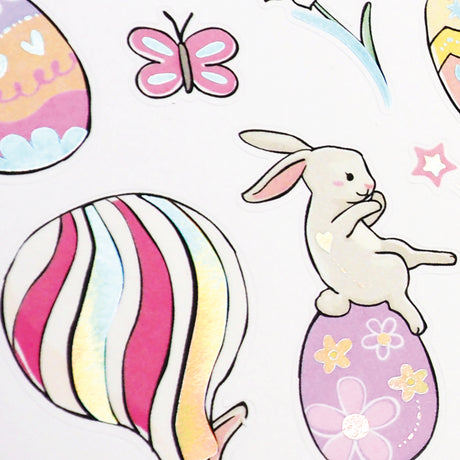 Easter Stickers Spring Bunnies 31 Pieces - Zart