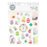 Easter Stickers Bunny & Flowers & Eggs 24 Pieces - Zart