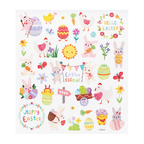 Easter Stickers Easter Egg Hunt 35 Pieces - Zart