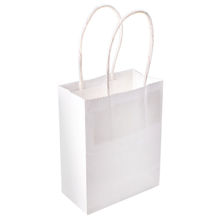 Kraft Bags White 14cm x 11cm Pack of 4 - Zart