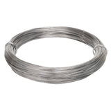 14 Gauge Armature Wire roll shown coiled horizontally on a white background. The silver wire is neatly wound into a compact bundle, displaying its smooth surface, consistent thickness and sturdy yet workable construction.