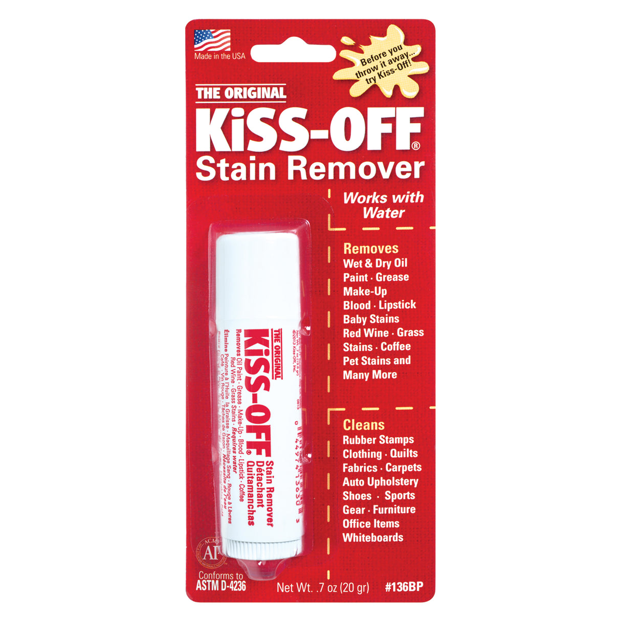 Kiss Off Stain Remover 20g