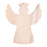 Wooden Xmas Shapes Large Assorted Pack of 30