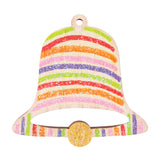 Wooden Xmas Shapes Large Assorted Pack of 30