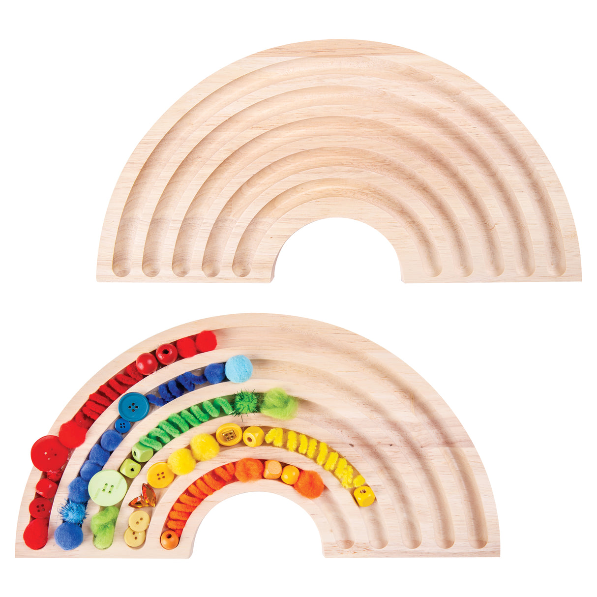 Wooden Rainbow Tray - Zart