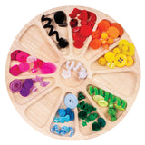 Wooden Colour Wheel Tray - Zart