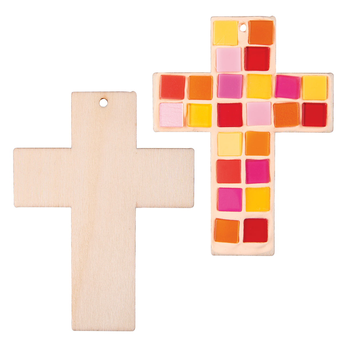 DIY Wooden Cross Decoration Pack of 20 - Zart