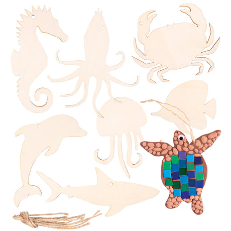 Wooden Australian Shapes Pack of 24 - Zart