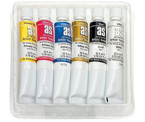 Art Spectrum Gouache 22.5mL Colours Pack of 6