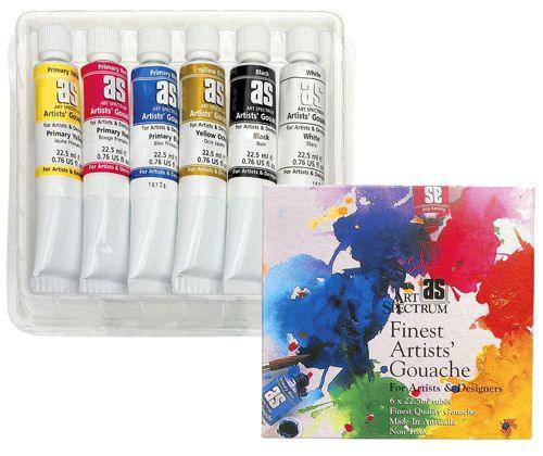 Art Spectrum Gouache 22.5mL Colours Pack of 6