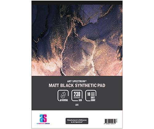 Art Spectrum Synthetic Pad Black A4 230gsm10 sheets (Yupo)