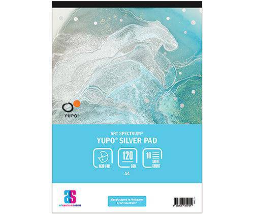 Art Spectrum Yupo Pad Silver 120gsm A4 10 Sheets