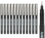 Artline 200 Fineliner Black Pack of 12