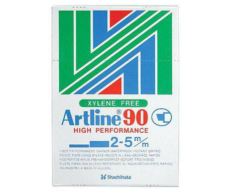 Artline 90 Marker 5mm Black Pack of 12