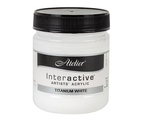 Atelier Interactive Acrylic Paint S1 Titanium White 500mL