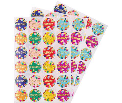 Reward Stickers Confetti Pack of 72