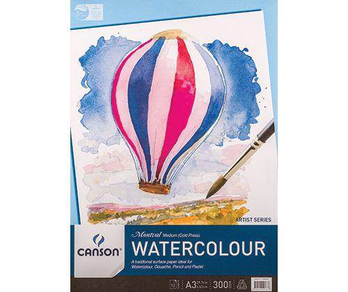 Montval Watercolour Paper Pad 300gsm Medium