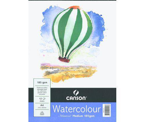 Montval Watercolour Paper Pad 185gsm Medium