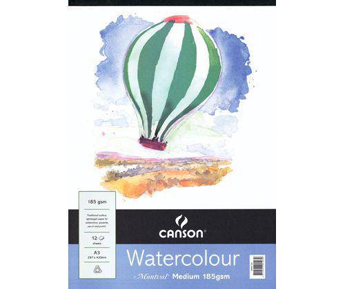 Montval Watercolour Paper Pad 185gsm Medium