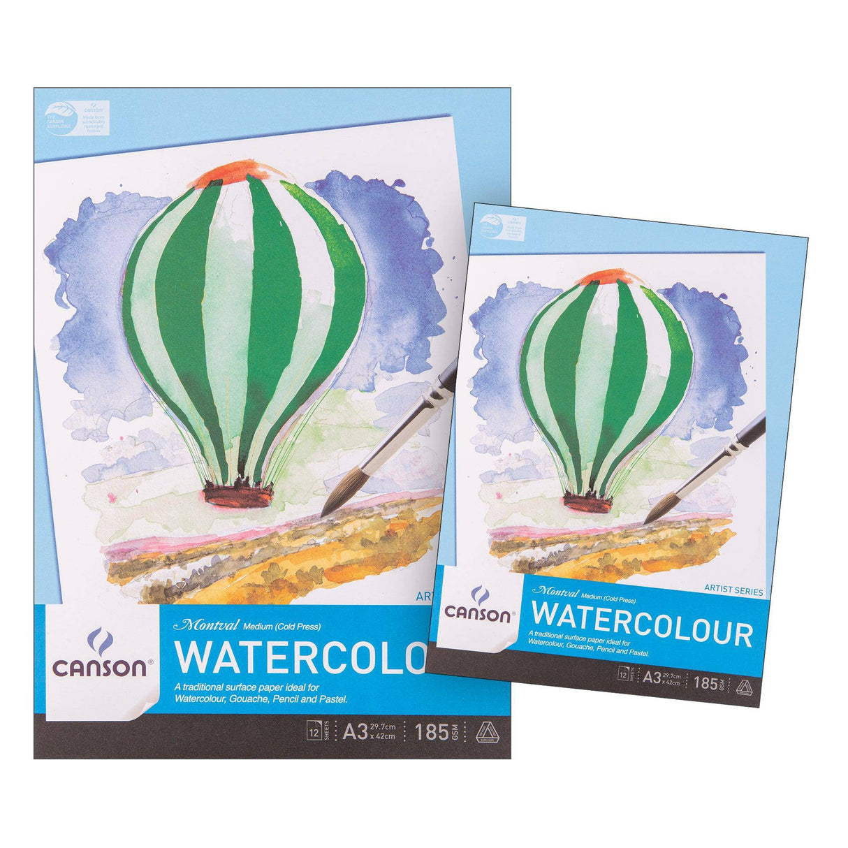 Montval Watercolour Paper Pad 185gsm Medium