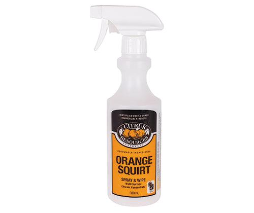 Orange Squirt Spray Bottle Dispenser 500mL