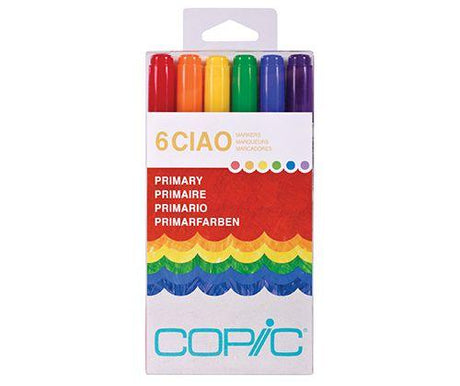 Copic Ciao Marker Set Primary Pack of 6