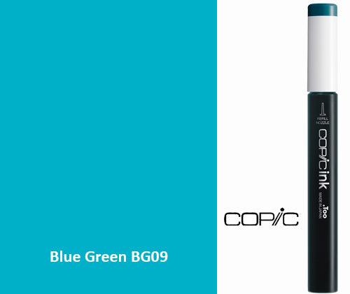 Copic Refill Ink - BG Blue Greens 12mL - Zart