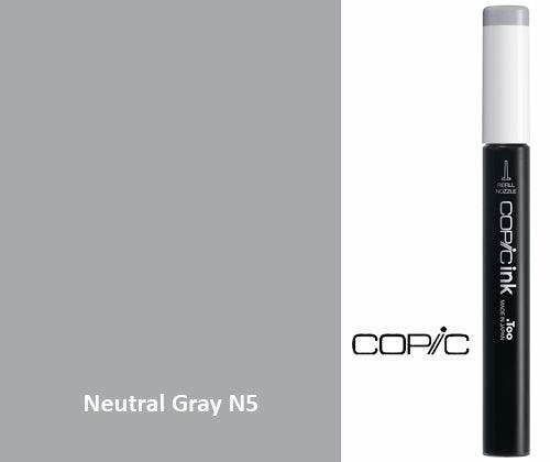 Copic Refill Ink - N Neutral Grey 12mL