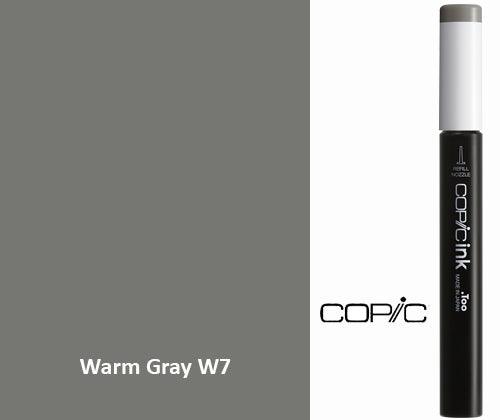 Copic Refill Ink - W Warm Grey 12mL