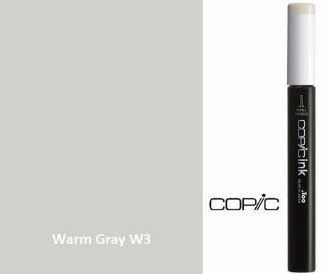 Copic Refill Ink - W Warm Grey 12mL