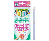 Crayola Colors of Kindness Coloured Pencils Pack of 12 - Zart