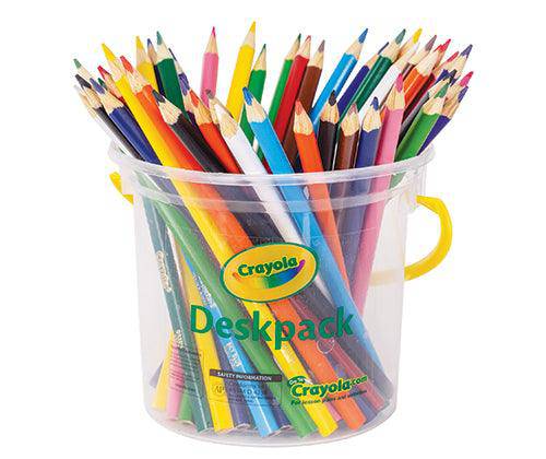 Crayola Triangular Colour Pencils Deskpack Pack of 48