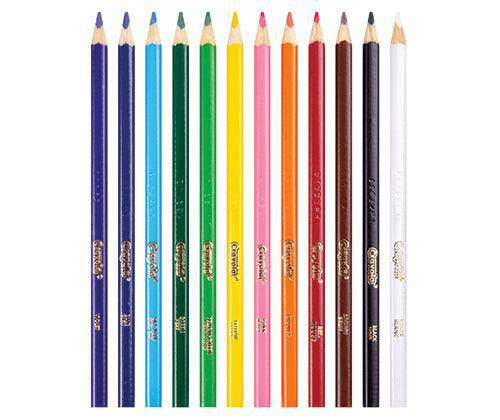 Crayola Triangular Colour Pencils Deskpack Pack of 48