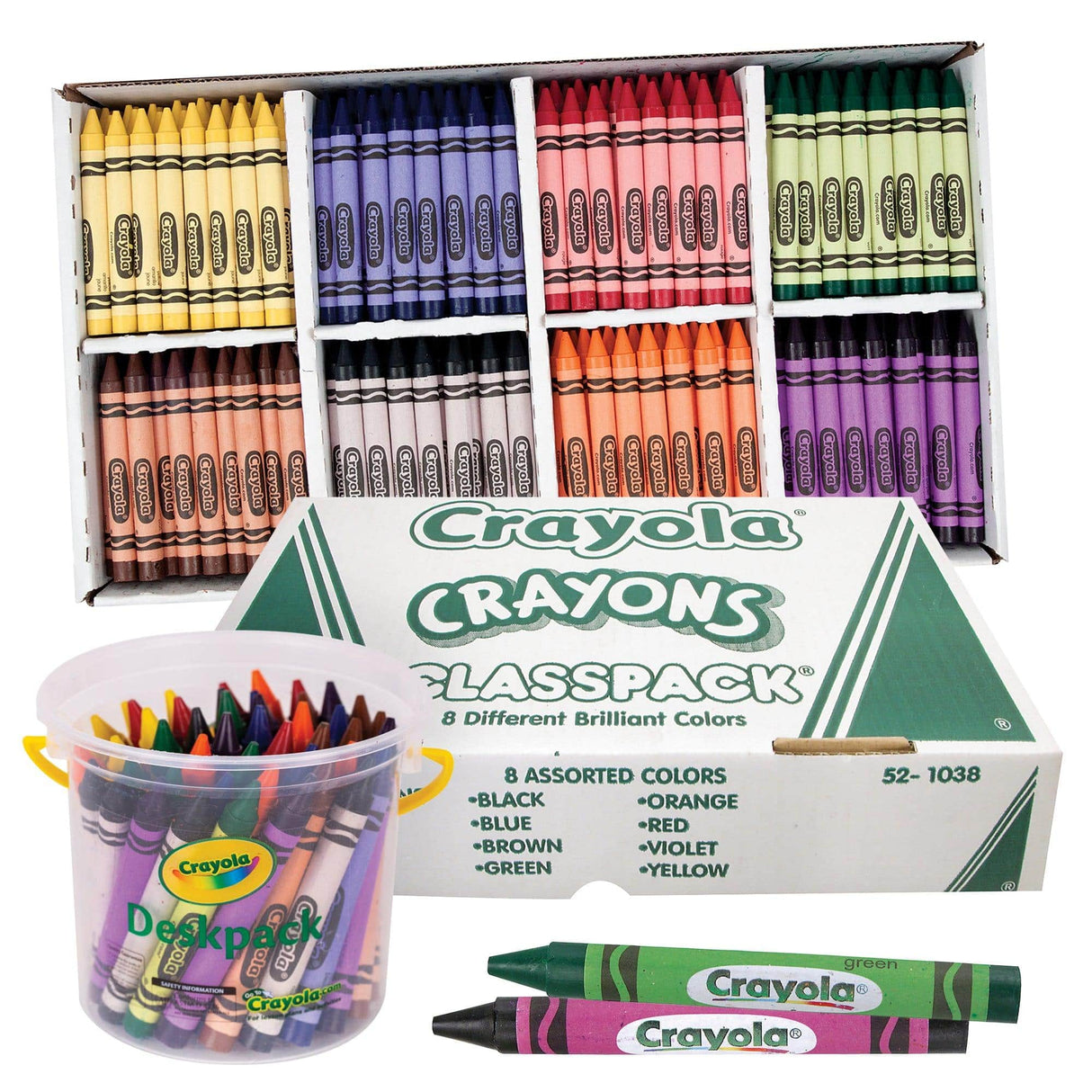 Crayola Large Coloured Crayons